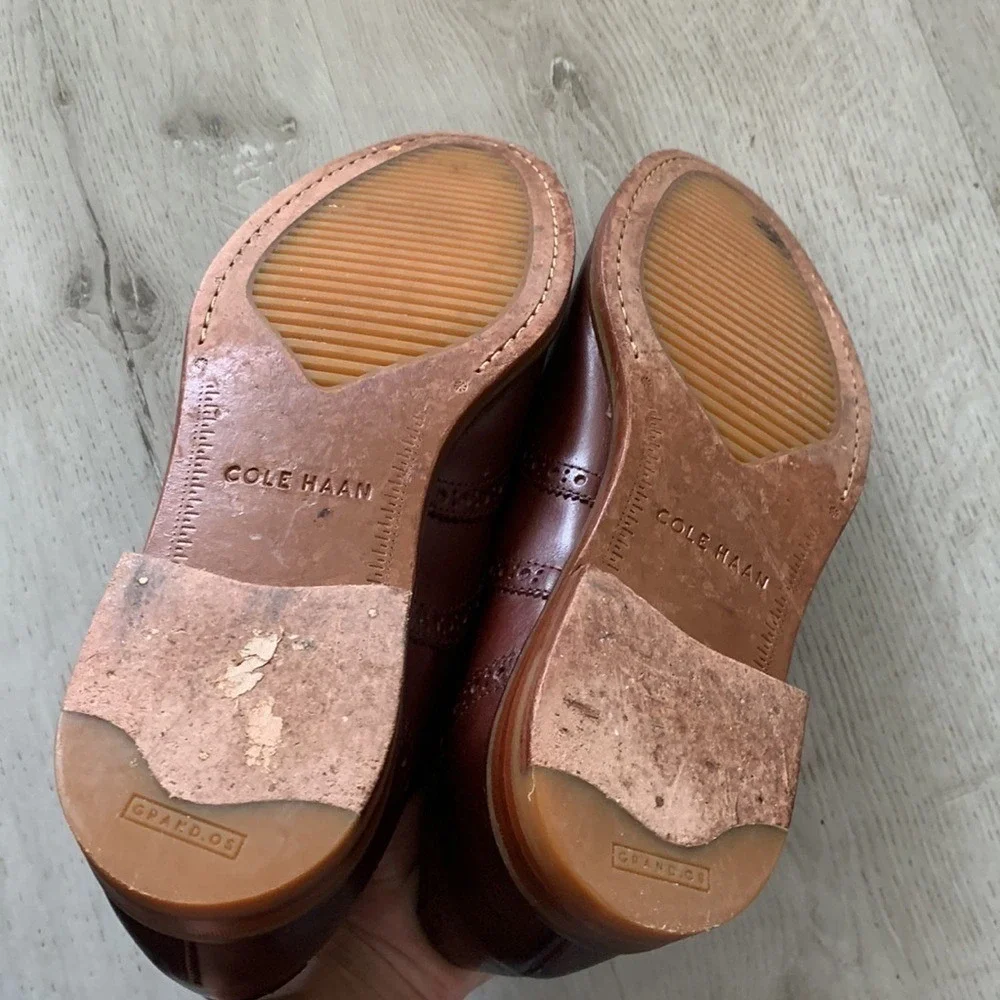 Cole Haan Cambridge British Tan Wingtip Oxfords size‎ 9 M